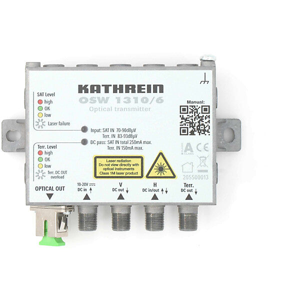 KATHREIN Optischer Sender 1310nm,3002350MHz OSW 1310/6